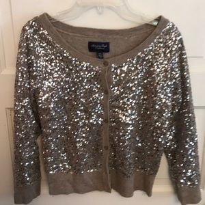 American Eagle Outfitters Sweaters - Sequined American Eagle Cardigan xs American Eagle Outfitters Sweaters - Sequined American Eagle Cardigan xs